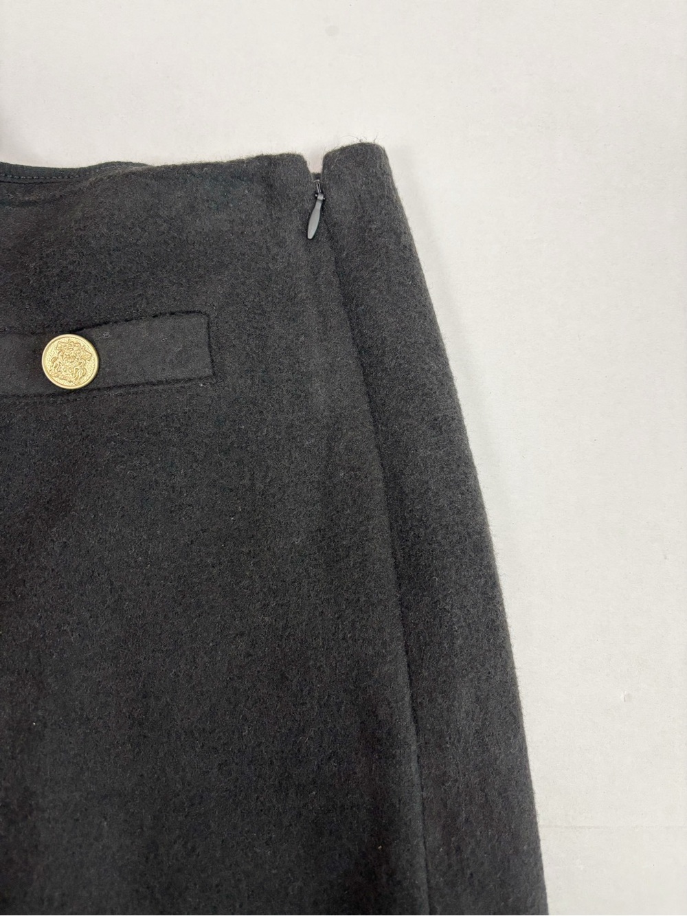 J. CREW Textured mini skirt in Black Size L - Picture 3 of 10